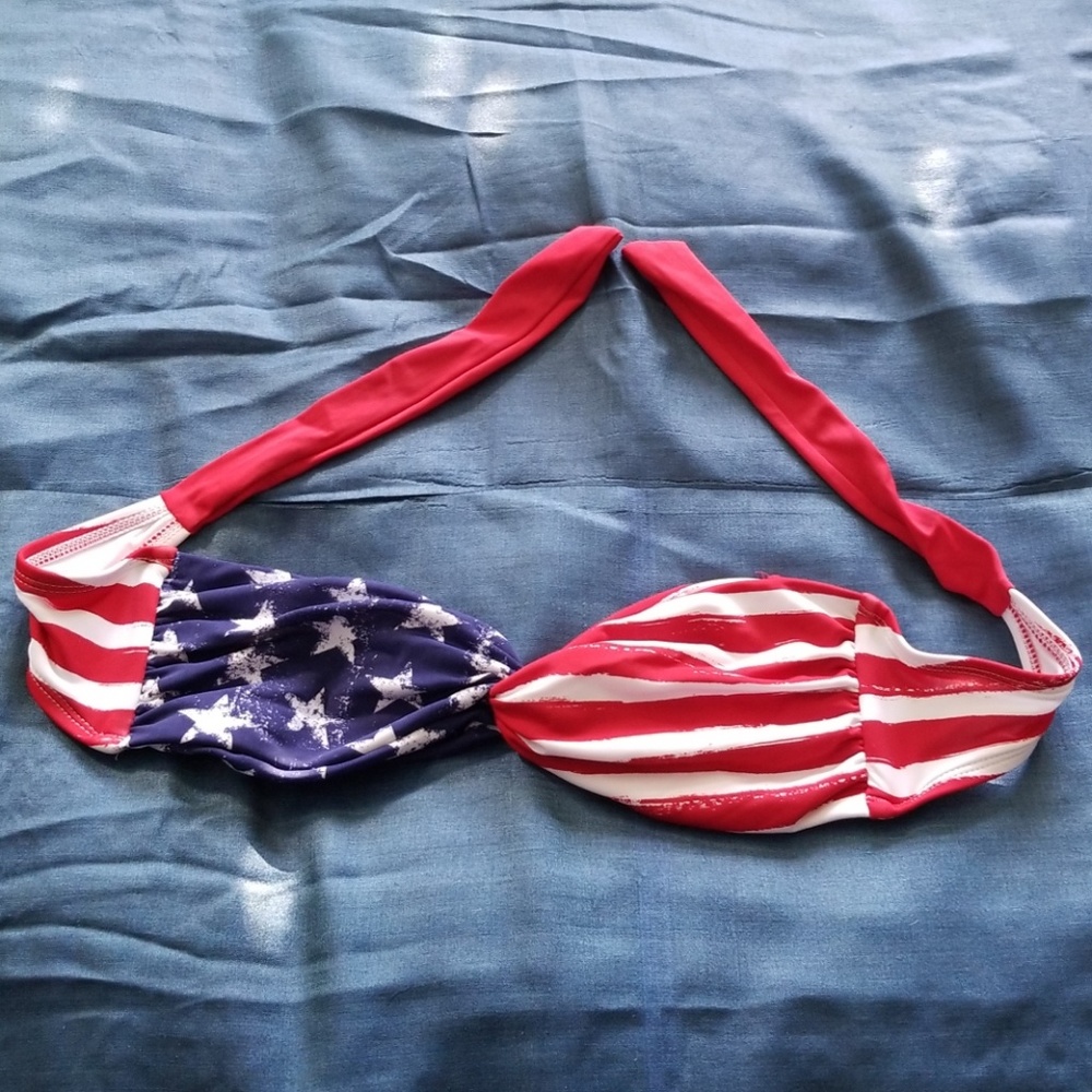 US FLAG swim top